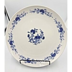 Lennold Dinner Plate 10.25" Blue & White Meissen Japan 1478 Vtg